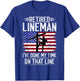 Retired Lineman Retirement Lineman T-Shirt - T-Shirt | Royal