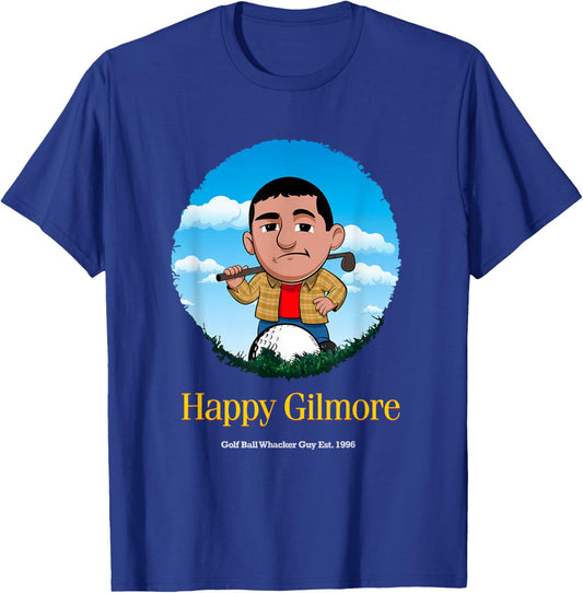 Happy Gilmore 30th Anniversary Poster T-Shirt - T-Shirt | Royal