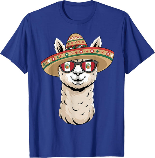 Peru Flag Peruvian Pride Peruvian Roots Peruvian Flag T-Shirt - T-Shirt | Royal