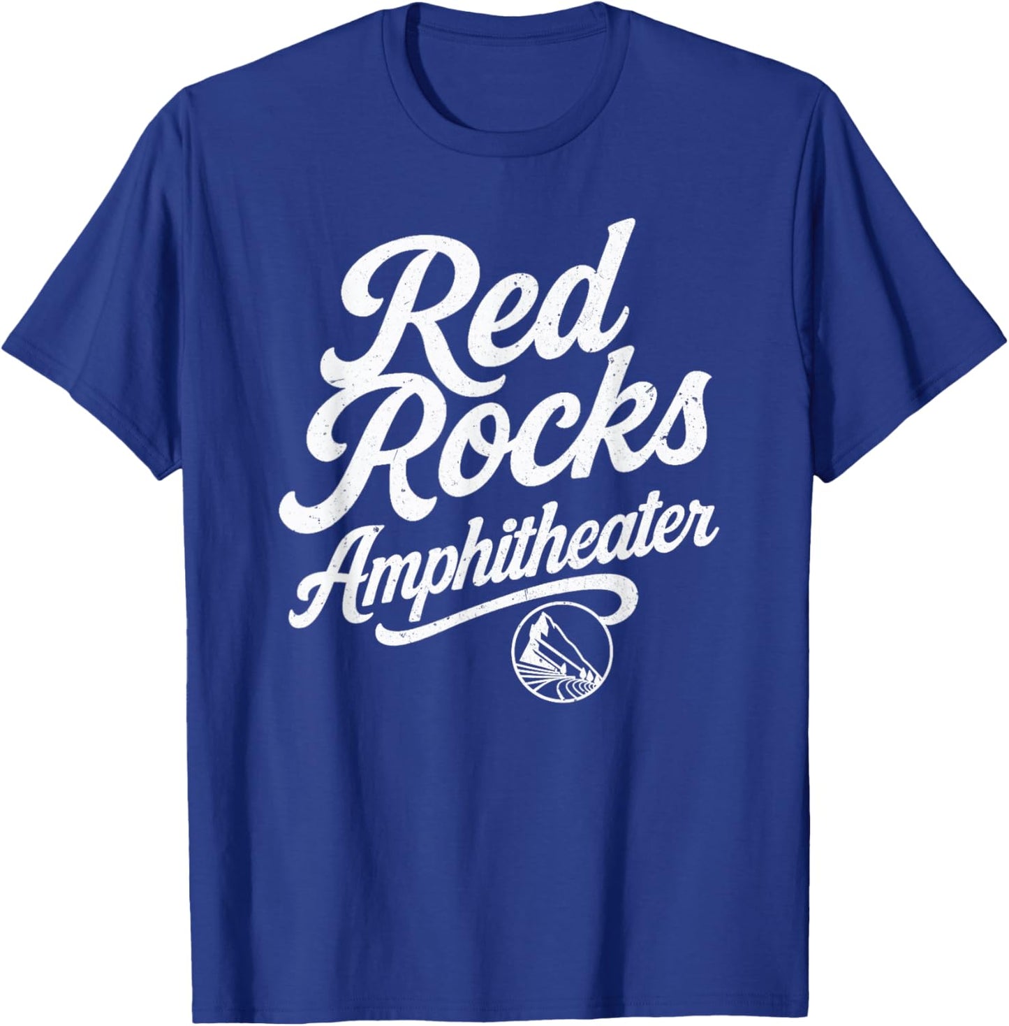 Red Rocks Amphitheater Morrison, Colorado T-Shirt - T-Shirt | Royal