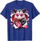 Valentine Hearts Opossum with Chocolate Bar T-Shirt - T-Shirt | Royal
