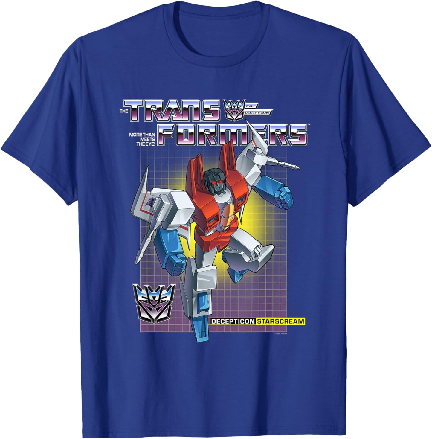 Transformers Decepticon Starscream T-Shirt - T-Shirt | Royal