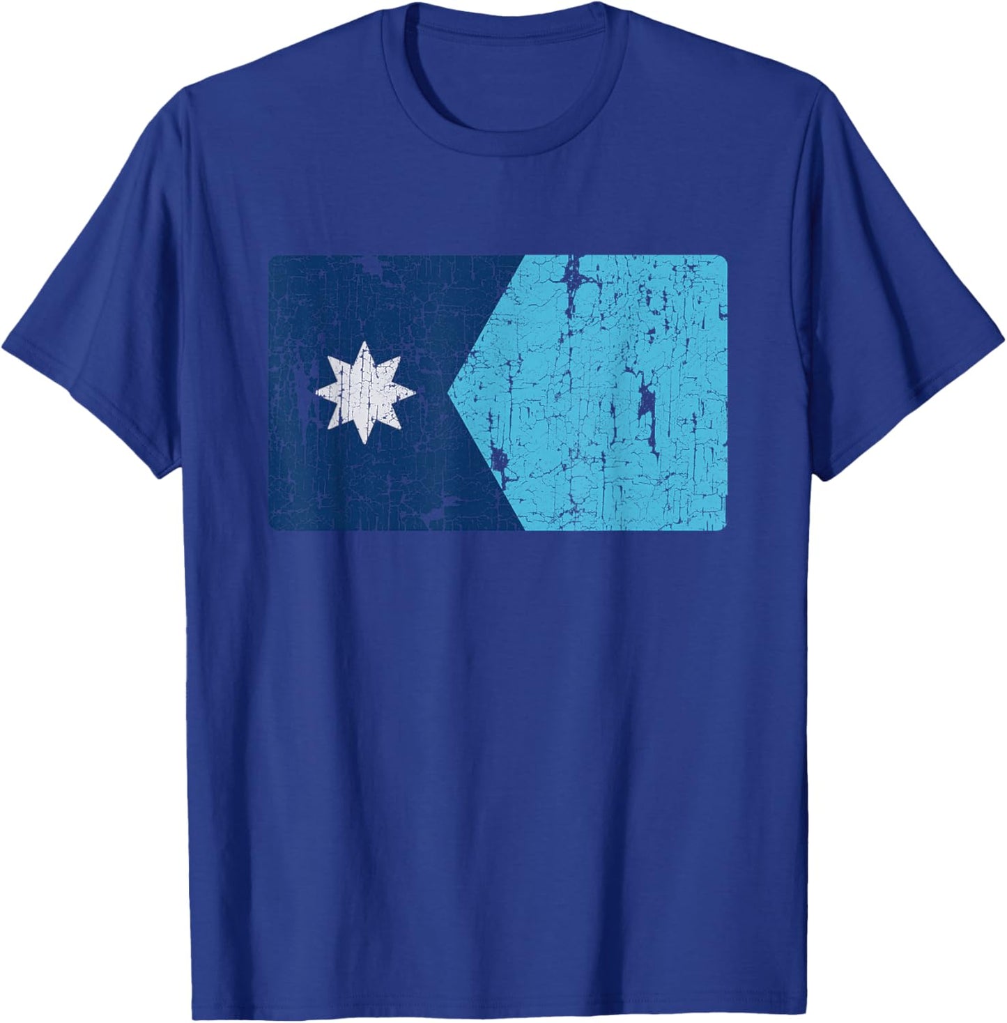 Vintage Minnesota Flag MN Souvenir T-Shirt - T-Shirt | Royal