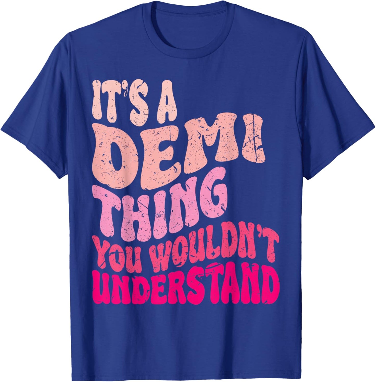 It's A Demi Thing You Wouldn't Understand Girls Kids T-Shirt - T-Shirt | Royal
