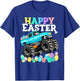 Boys Happy Easter Monster Truck Easter Eggs T-Shirt - T-Shirt | Royal