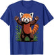 Red Panda Paws Hands Up Kawaii Red Panda T-Shirt - T-Shirt | Royal