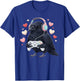Funny Crow Bird Gamer Gaming Video Games Valentines Day T-Shirt - T-Shirt | Royal