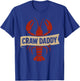 Funny Who’s Your Craw Daddy Crawfish Boil Vintage Dad Men T-Shirt - T-Shirt | Royal