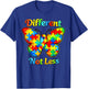 Autism Awareness Different Not Less Butterfly Cute Colorful T-Shirt - T-Shirt | Royal