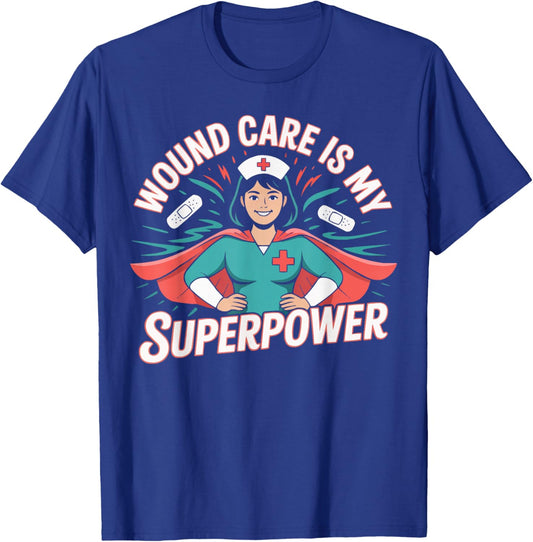Wound Care Nurse Practitioner Medical Registered Nursing T-Shirt - T-Shirt | Royal