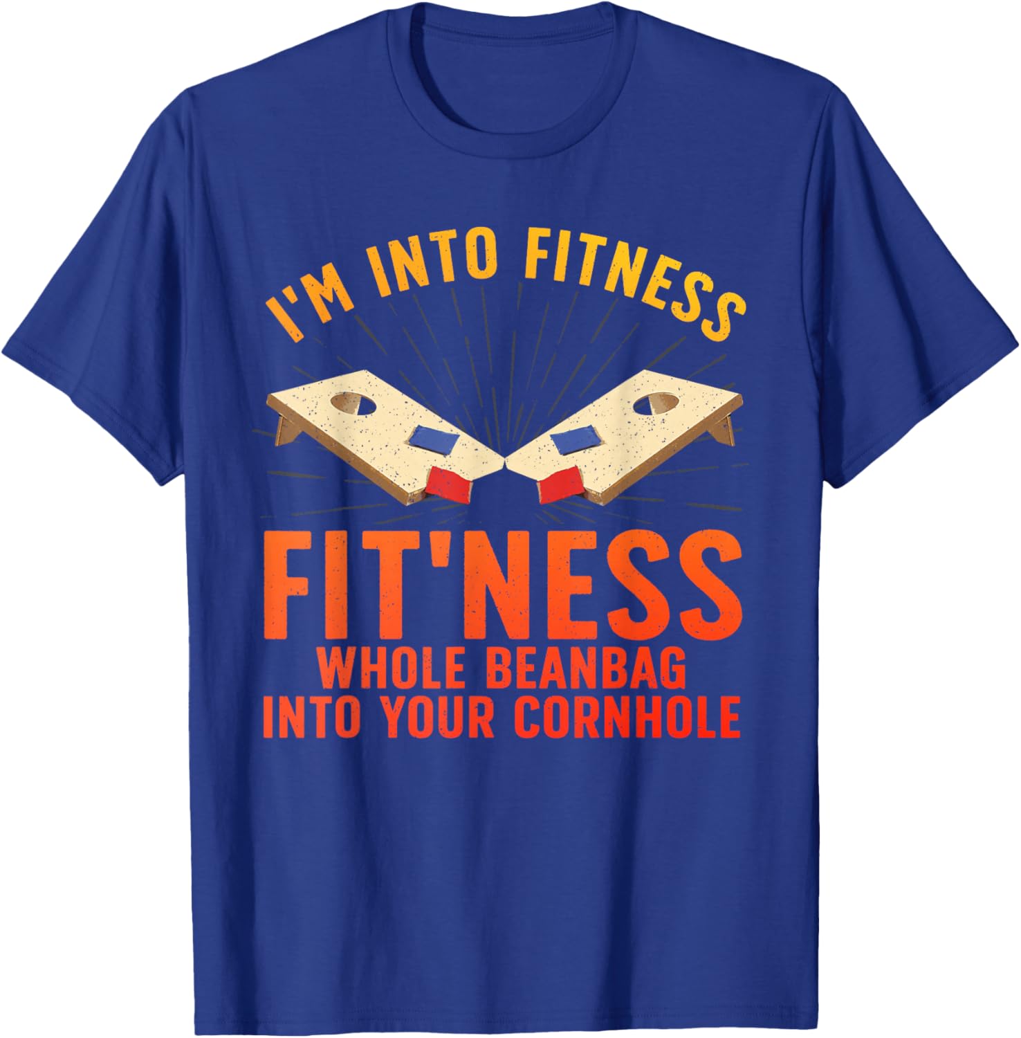 Best Cornhole Art Women Corn Hole Players Cornhole T-Shirt - T-Shirt | Royal