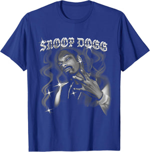 Official Snoop Dogg Airbrush Photo T-Shirt - T-Shirt | Royal