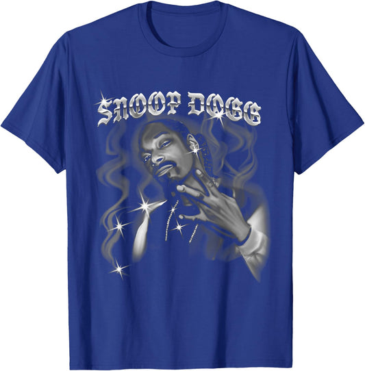 Official Snoop Dogg Airbrush Photo T-Shirt - T-Shirt | Royal