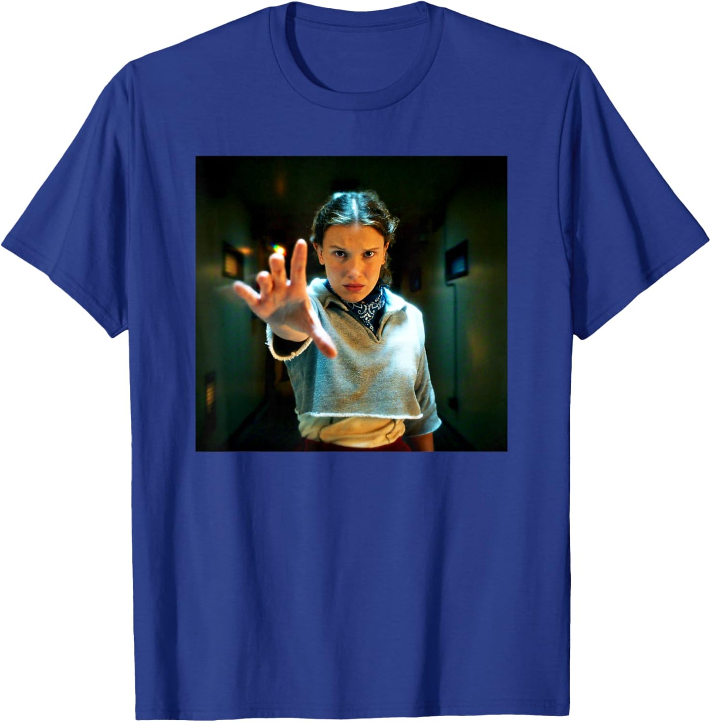 Stranger Things Season 5 Eleven Reaching Using Her Powers T-Shirt - T-Shirt | Royal