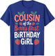 Strawberry Birthday Girl Cousin of The Berry First Party T-Shirt - T-Shirt | Royal