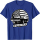 Old School Plymouth Superbird Classic car American Flag 1970 T-Shirt - T-Shirt | Royal