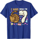 I was 6 Now I'm 7 Birthday 7 Years Old Birthday Funny Cats T-Shirt - T-Shirt | Royal