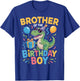 Brother of The Birthday Party Outfit Dinosaur Squad Brother T-Shirt - T-Shirt | Royal
