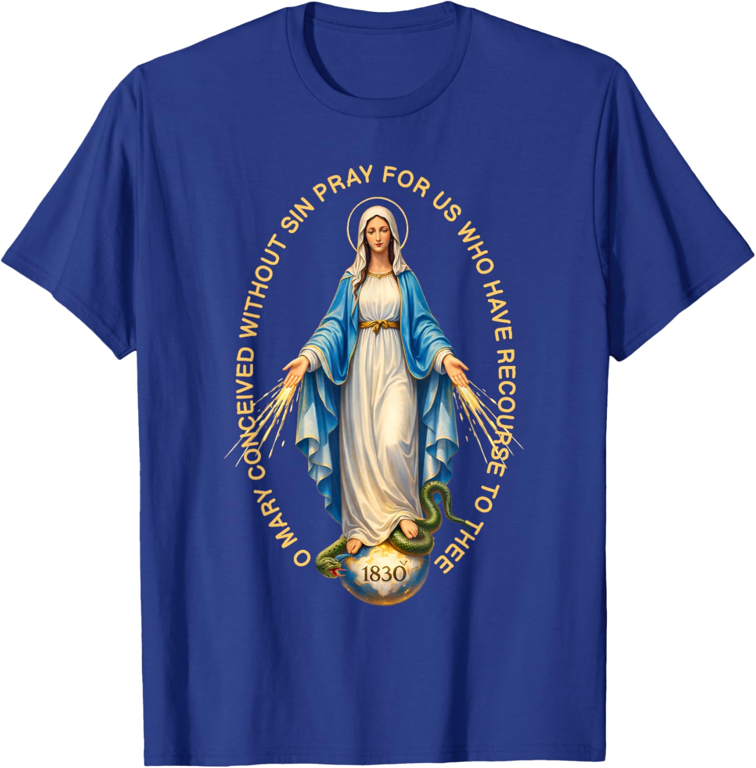 Our Lady Virgen De Guadalupe Saint Virgin Mary - Catholic T-Shirt - T-Shirt | Royal