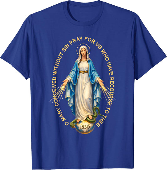 Our Lady Virgen De Guadalupe Saint Virgin Mary - Catholic T-Shirt - T-Shirt | Royal