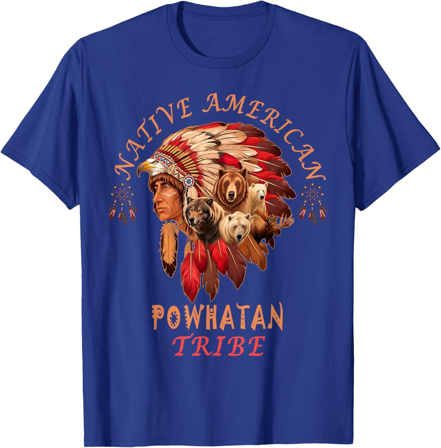 Powhatan Tribe Native American T-Shirt - T-Shirt | Royal