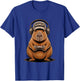 Funny Capybara Gamer Playing Video Games Kids Boys Girls T-Shirt - T-Shirt | Royal