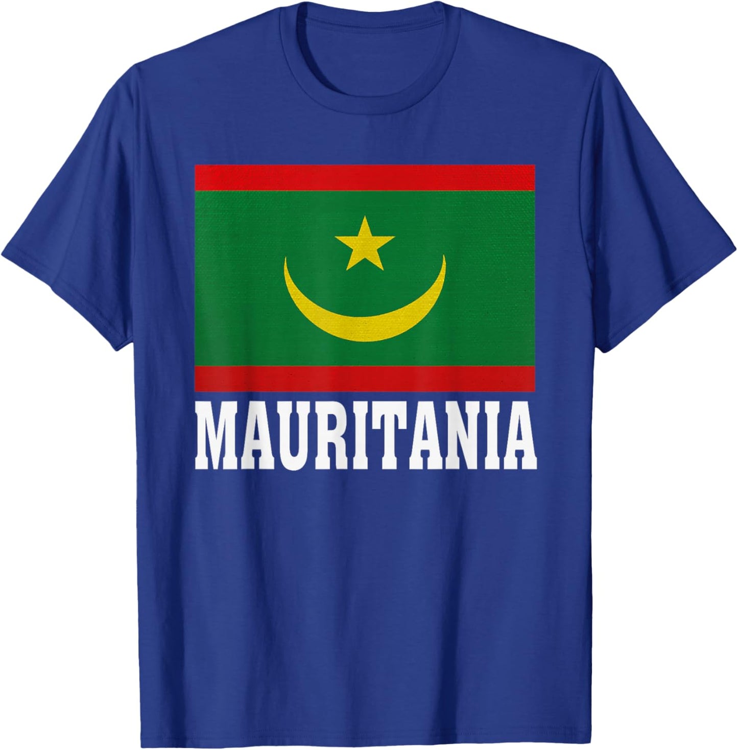 Mauritania Flag Patriotic National Roots Souvenir T-Shirt - T-Shirt | Royal
