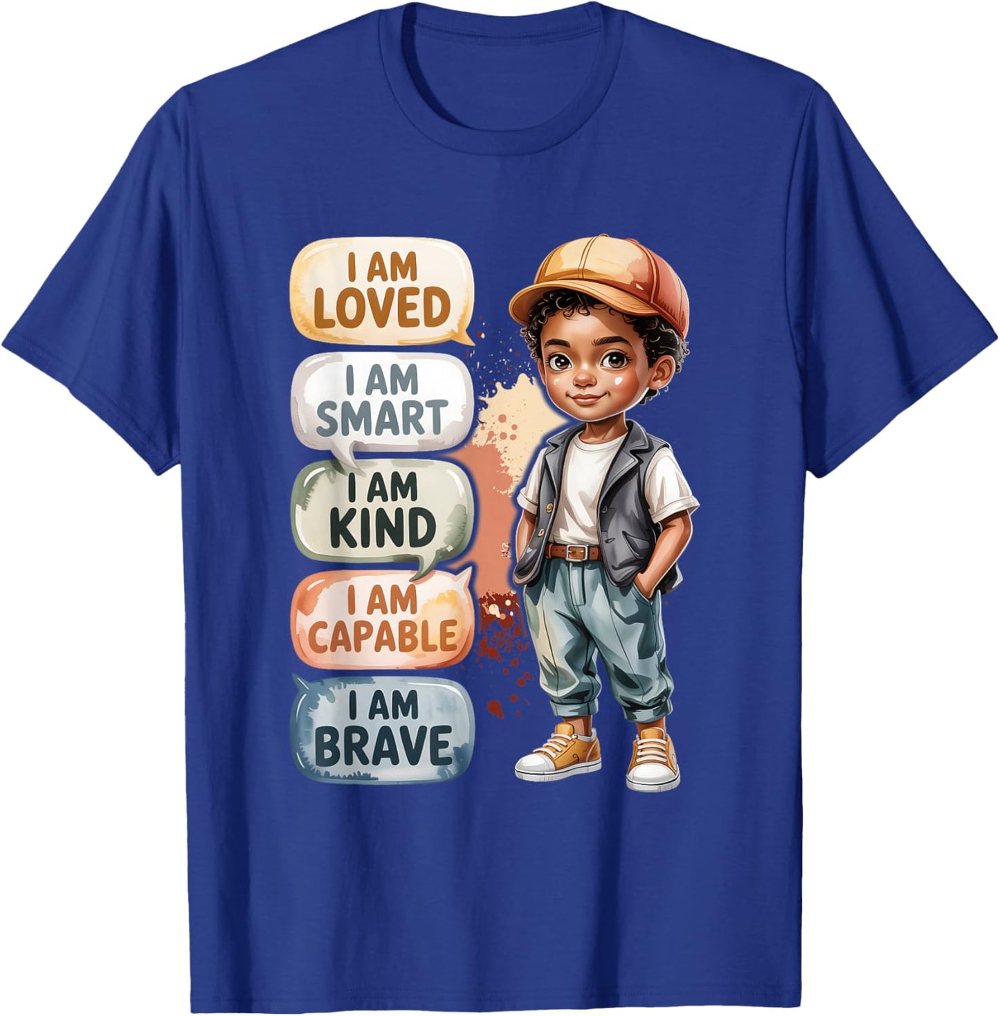 Kind Brave T-Shirt - T-Shirt | Royal