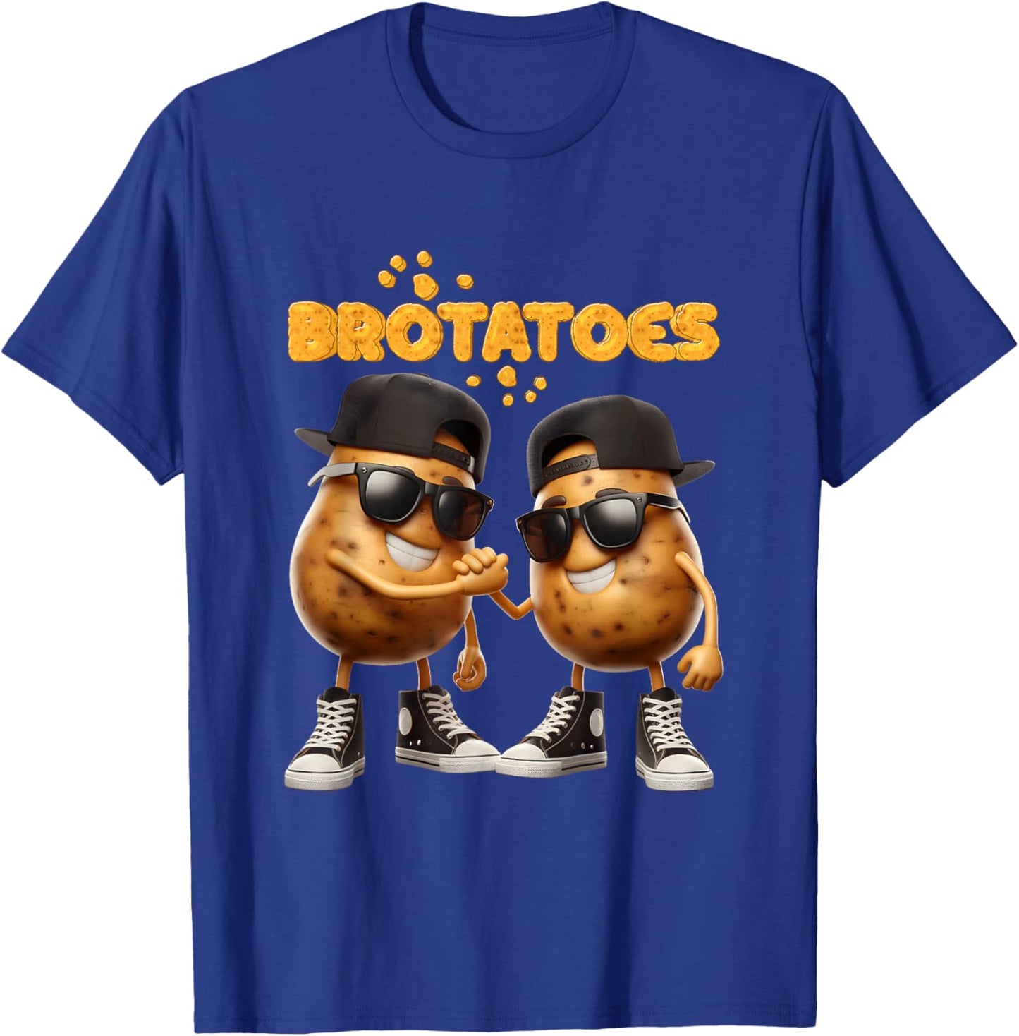 Best Friend Potato Pun Funny Matching Boys Bestie BFFs Kids T-Shirt - T-Shirt | Royal