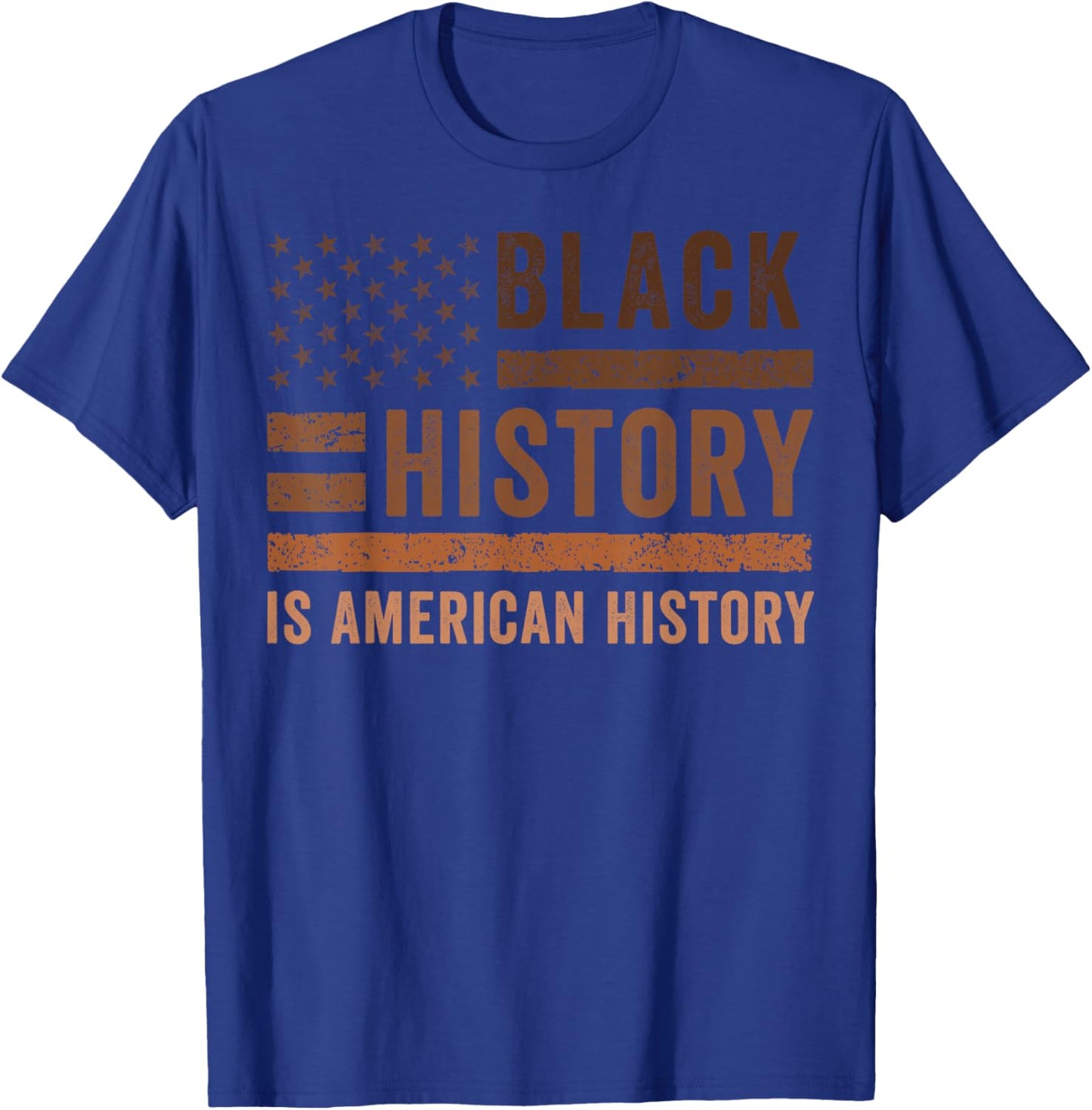 Black History is American History T-Shirt - T-Shirt | Royal