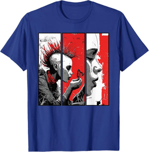 Punk & Butterfly - Art Meets Rebellion T-Shirt - T-Shirt | Royal