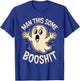 Ghost Man This Some Booshit Sarcastic Funny Spooky Halloween T-Shirt - T-Shirt | Royal