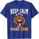 Maine Coon Cat Lover, Keep Calm and Pet A Maine Coon T-Shirt - T-Shirt | Royal
