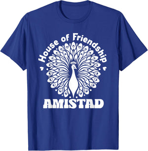AMISTAD House of Friendship, Friendly School Spirit Studant T-Shirt - T-Shirt | Royal
