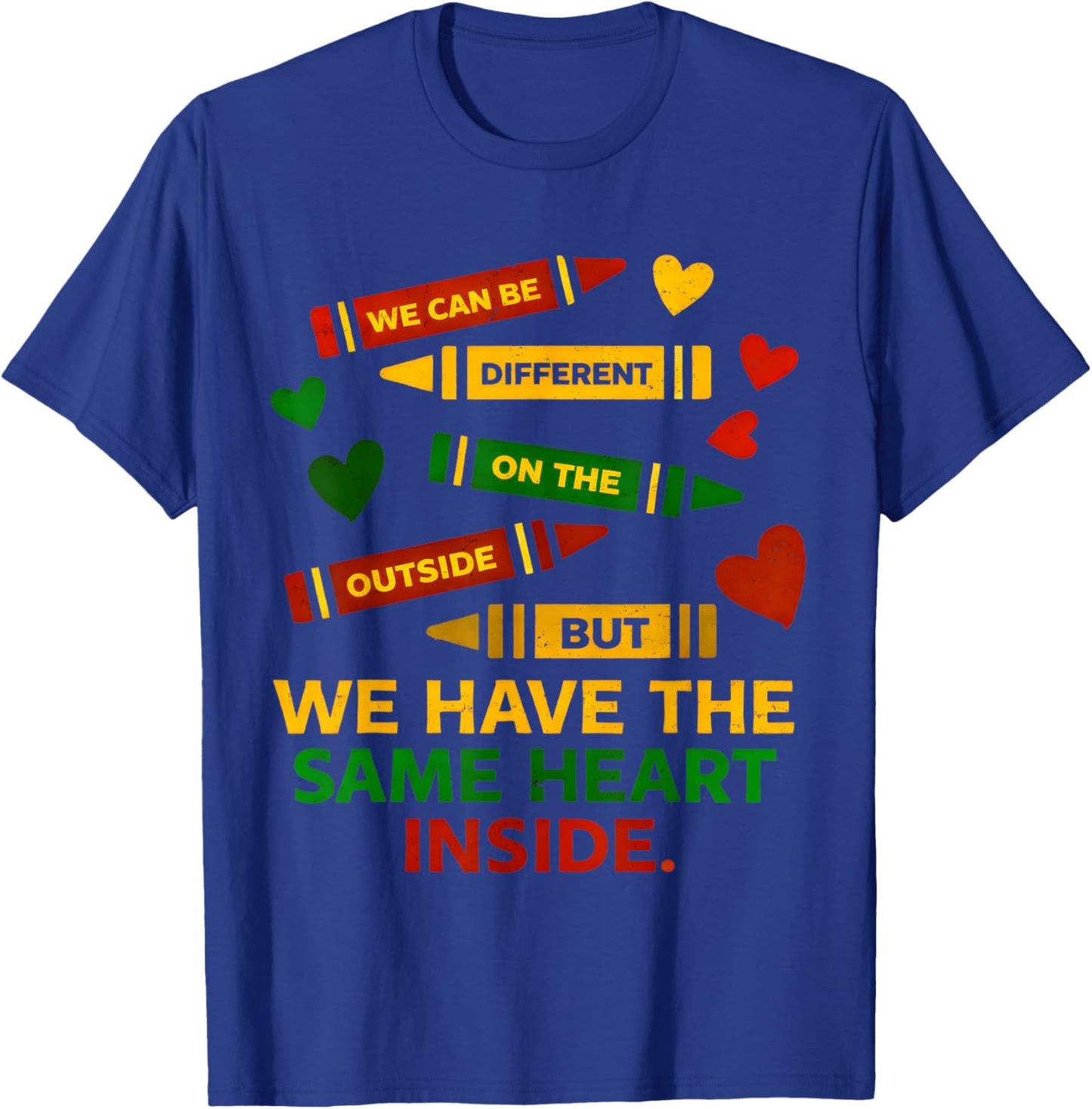 Same Heart Black History Month African American Women Kids T-Shirt - T-Shirt | Royal