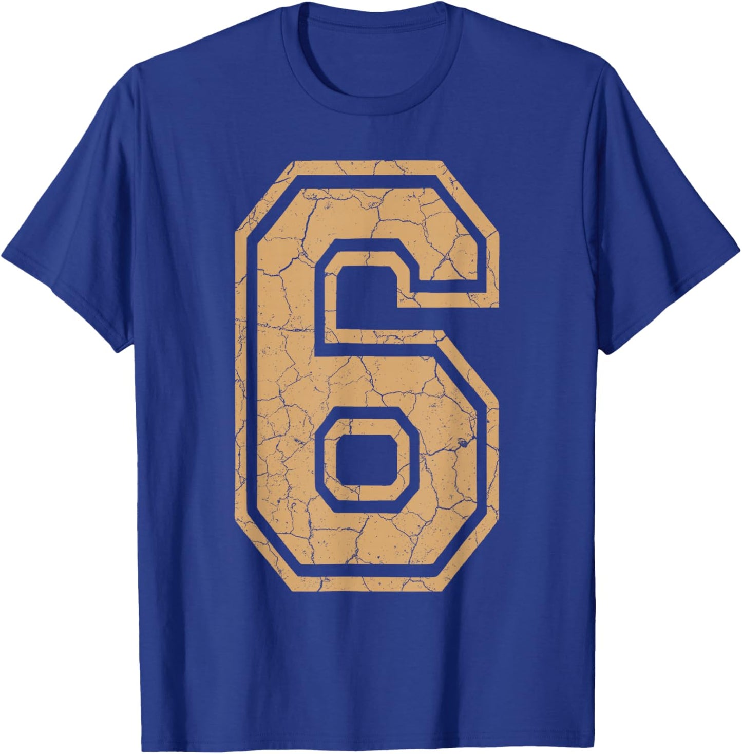 Funny Number 6 67 Meme Costume Matching Group Halloween T-Shirt - T-Shirt | Royal