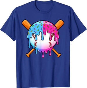 Baseball Sport Respect The Drip Boys Baseball T-Shirt - T-Shirt | Royal