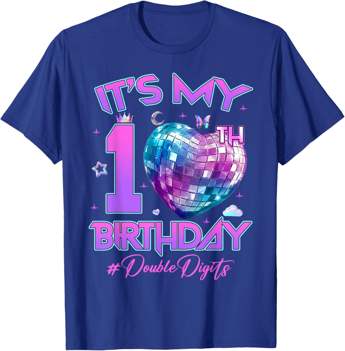 It's My 10th Birthday Girl K-Pop Birthday K Pop Themed Party T-Shirt - T-Shirt | Royal