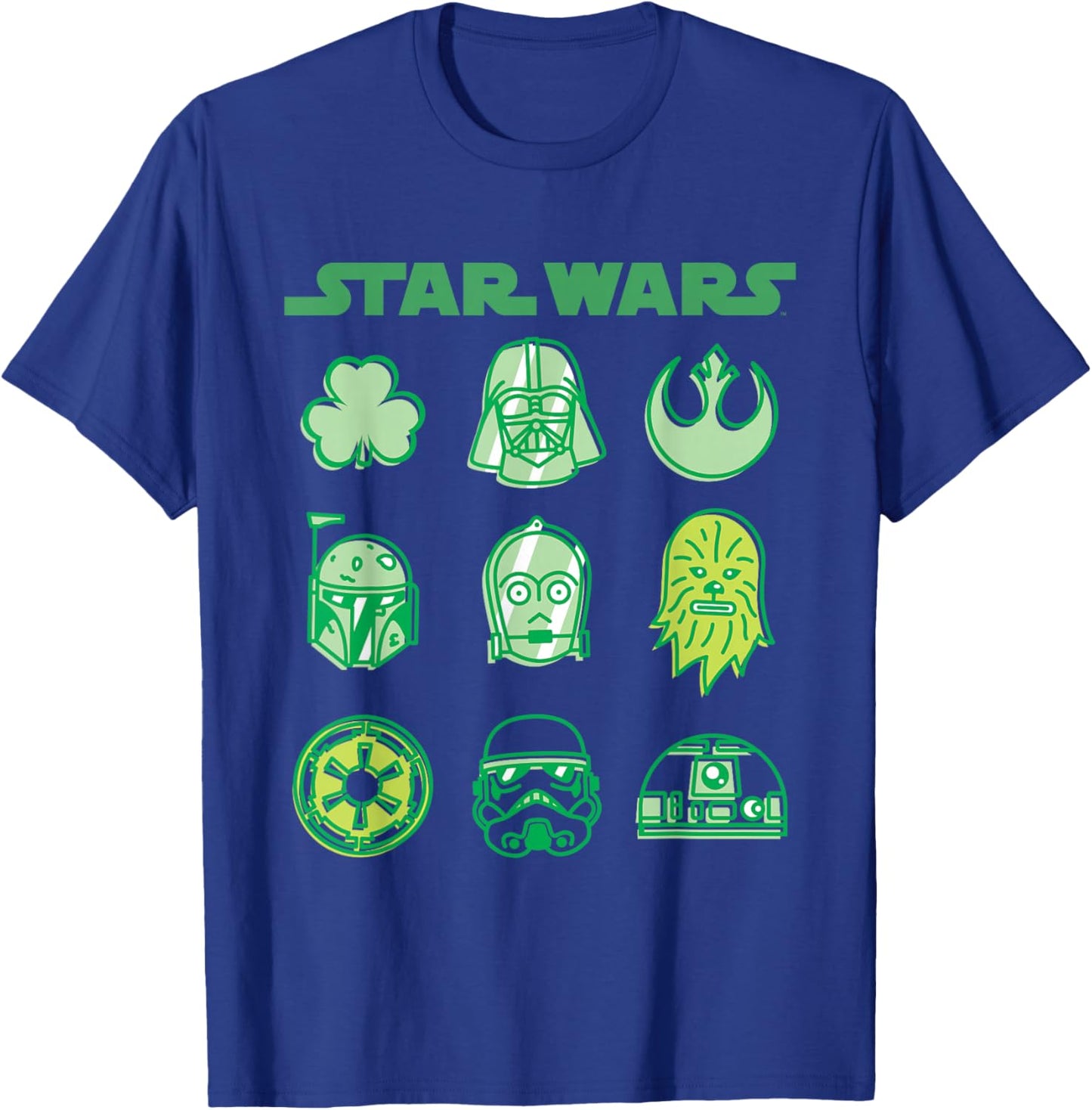 Star Wars A New Hope Holiday Icons Featuring Darth Vader T-Shirt - T-Shirt | Royal
