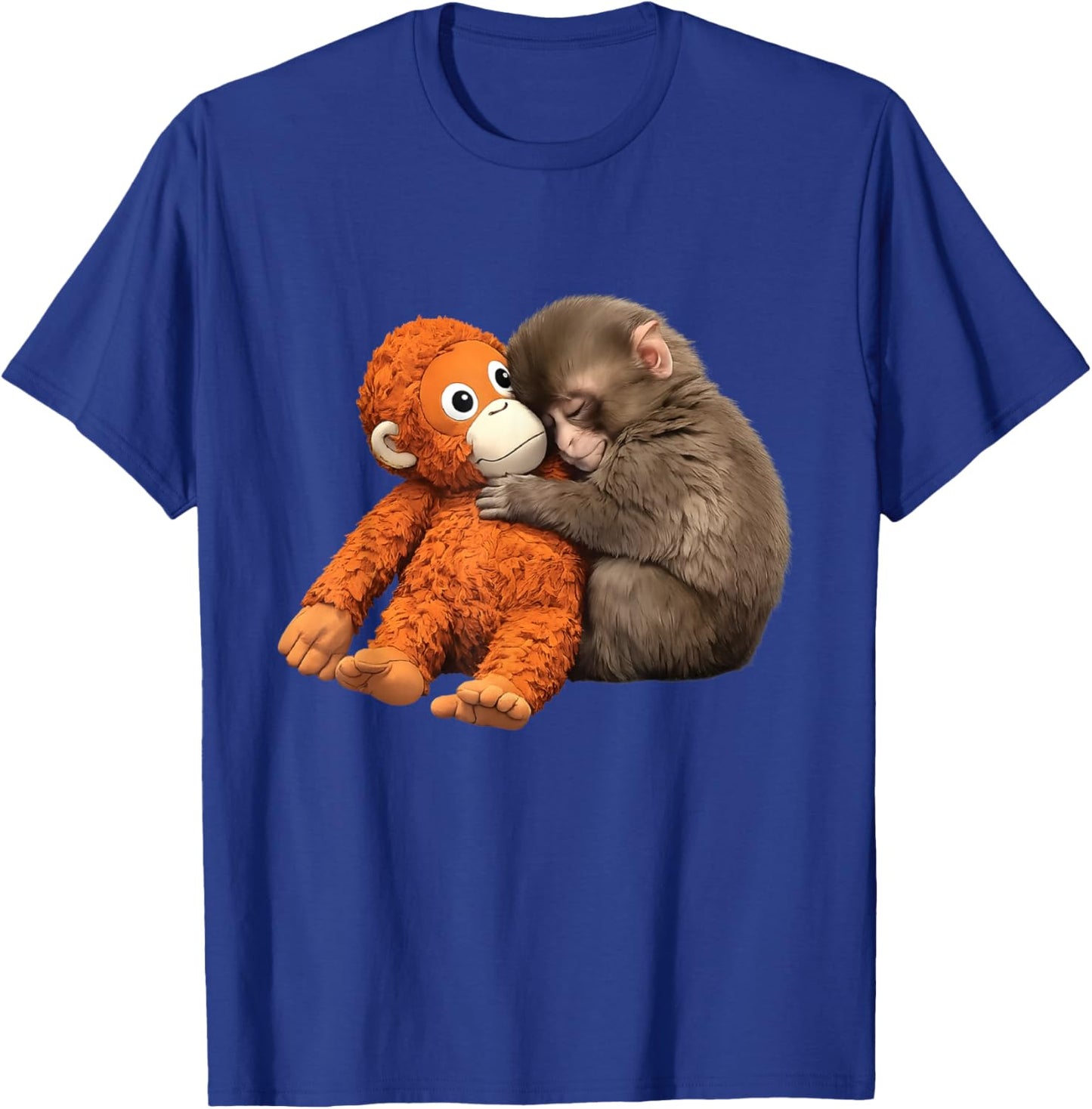 Cute Baby Monkey Punch T-Shirt - T-Shirt | Royal