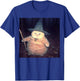 Cute Funny Cat Halloween Cat Meme Wizard Cat Weird Cat Ghost T-Shirt - T-Shirt | Royal