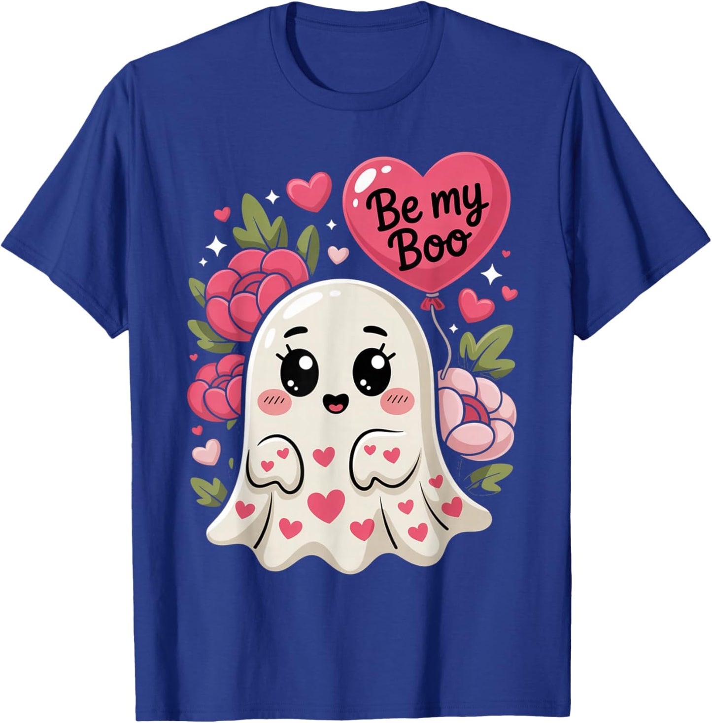 Be My Boo Cute Ghost Valentine´s Day Love T-Shirt - T-Shirt | Royal
