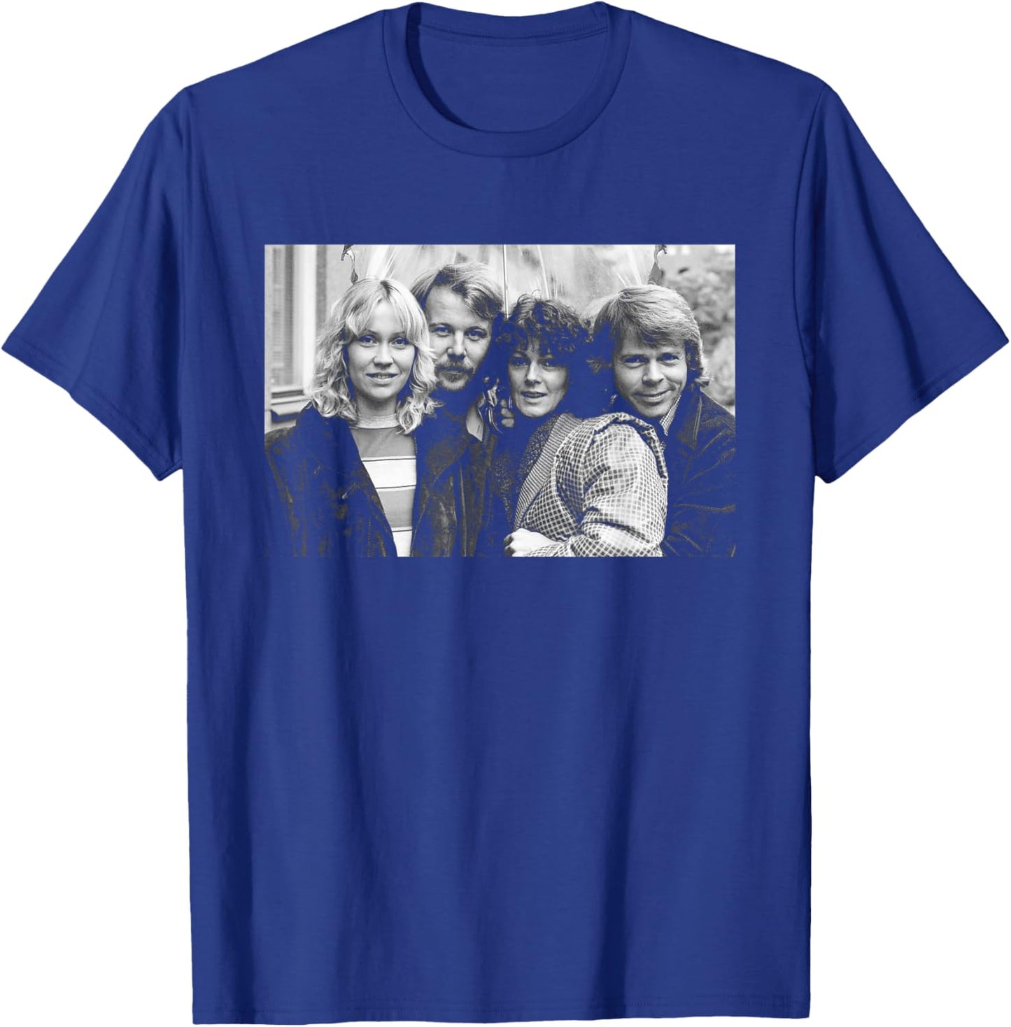 ABBA Swedish Pop Group Portrait Arrival Promo 1976 T-Shirt - T-Shirt | Royal