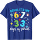 Bruh It's My 67 33 Days of School 100th Day Funny Meme Kids T-Shirt - T-Shirt | Royal