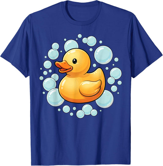Rubber Duck Bubbles T-Shirt - T-Shirt | Royal