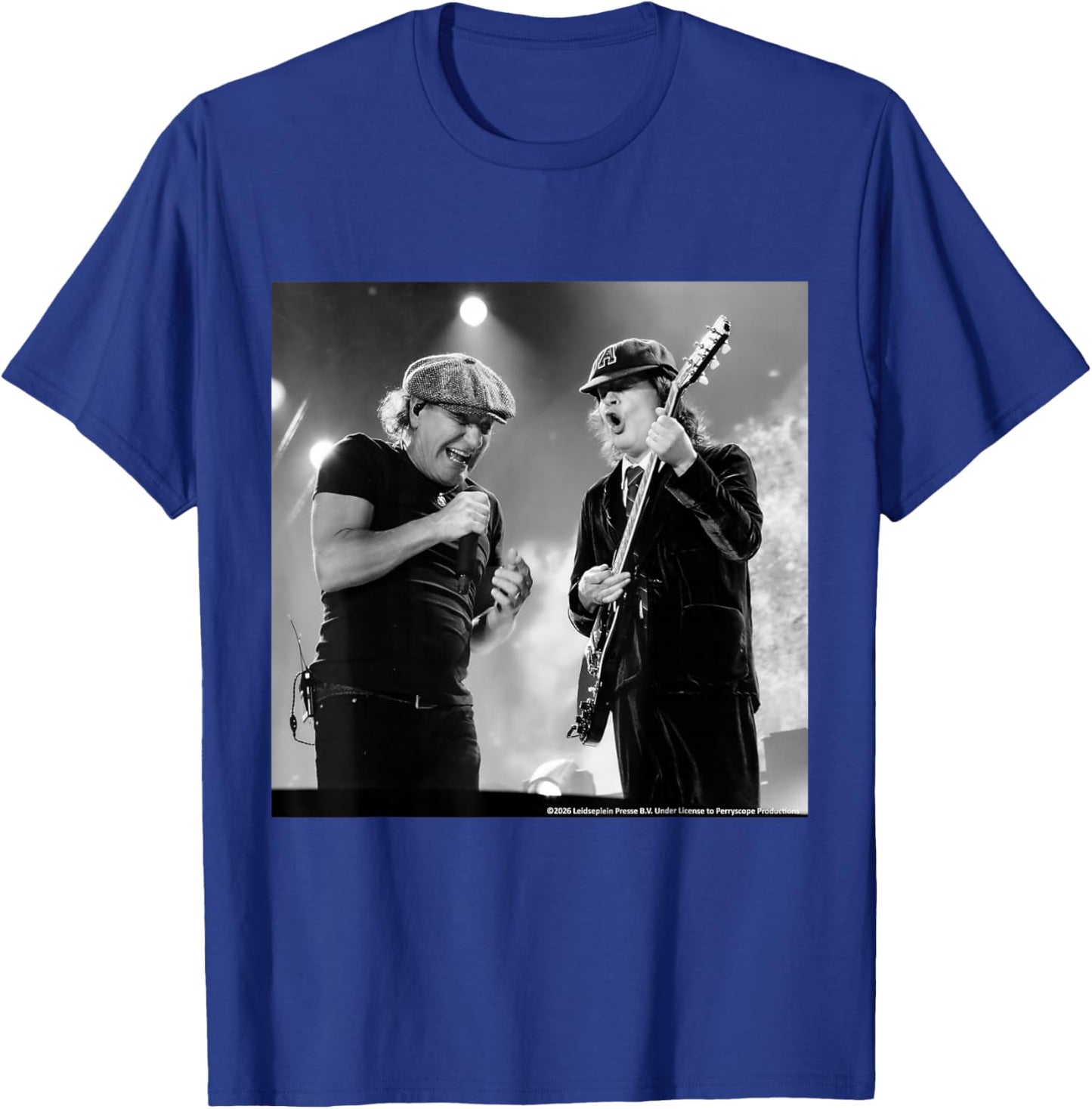 AC/DC Live Rock Concert Energy Thunderstruck Power T-Shirt - T-Shirt | Royal