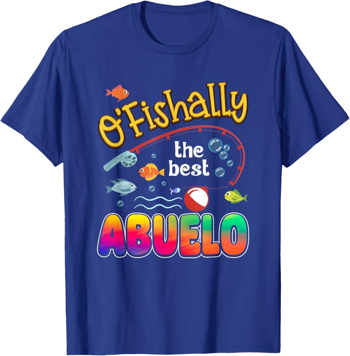 Ofishally The Best Abuelo of The Birthday Boy T-Shirt - T-Shirt | Royal