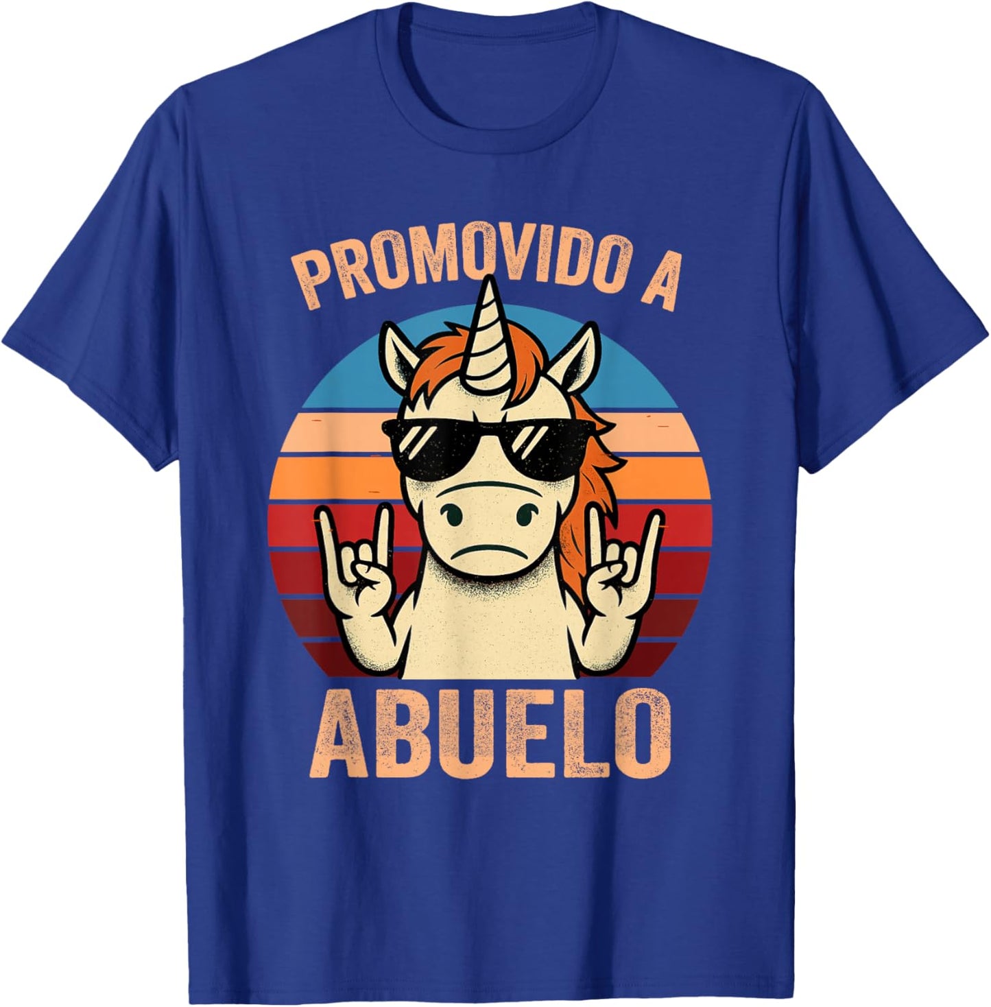 Abuelo Cargando Promovido A Abuelo 2026 2027 2028 T-Shirt - T-Shirt | Royal