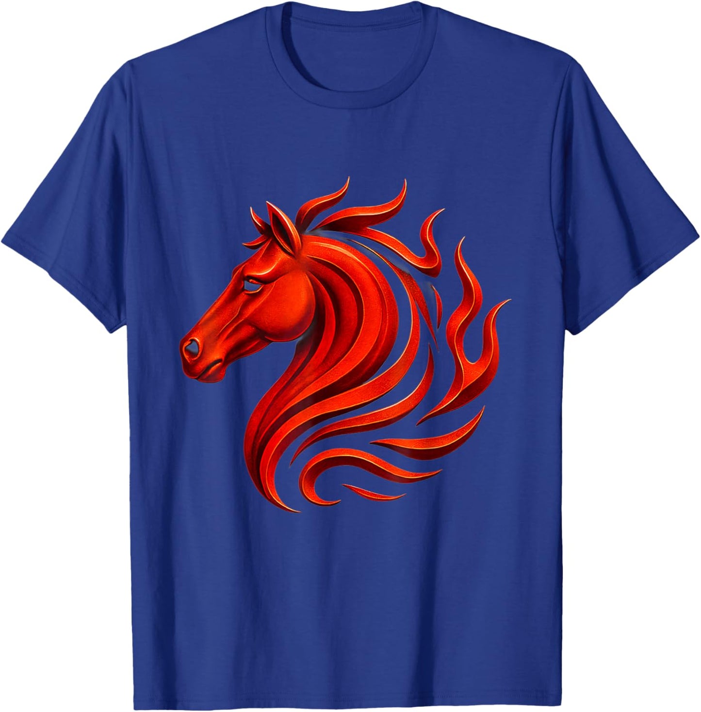 Fire Horse Chinese Zodiac Symbol 2026 Lunar New Year T-Shirt - T-Shirt | Royal