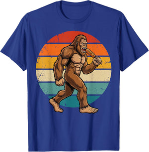 Bigfoot Eating Corndog T-Shirt - T-Shirt | Royal